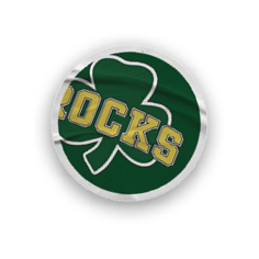 A collection of stickers and logos, including a baseball team logo and a baseball glove. AI generated content