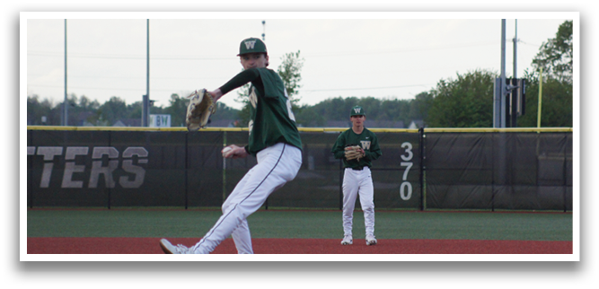 A baseball player in a grey and white uniform is standing on a field, holding a baseball glove. AI generated content