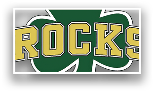 A logo for a sports team with a shamrock on it. AI generated content