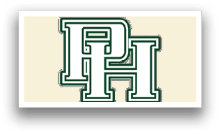 A green and white letter H. Description generated by AI