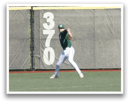 A baseball player running on a field. Description generated by AI