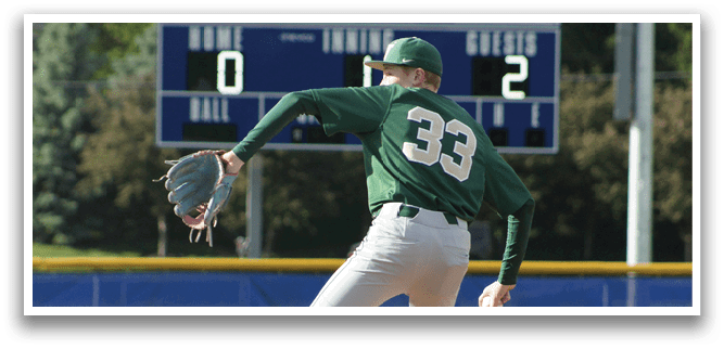 A baseball player running on a field. Description generated by AI