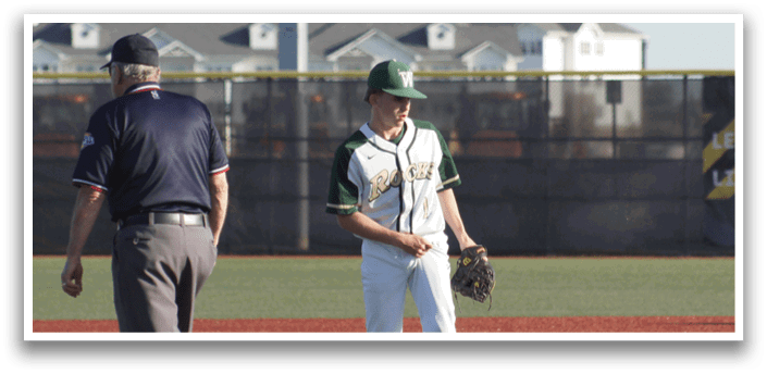A baseball player slides into home base. Description generated by AI