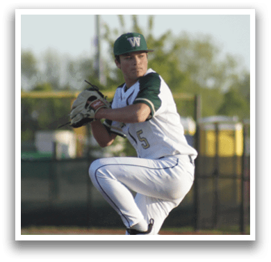 A baseball player sliding into a base. Description generated by AI