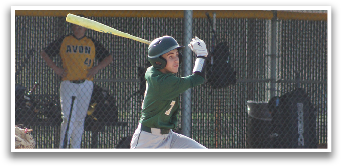 A baseball player is swinging a bat. Description generated by AI