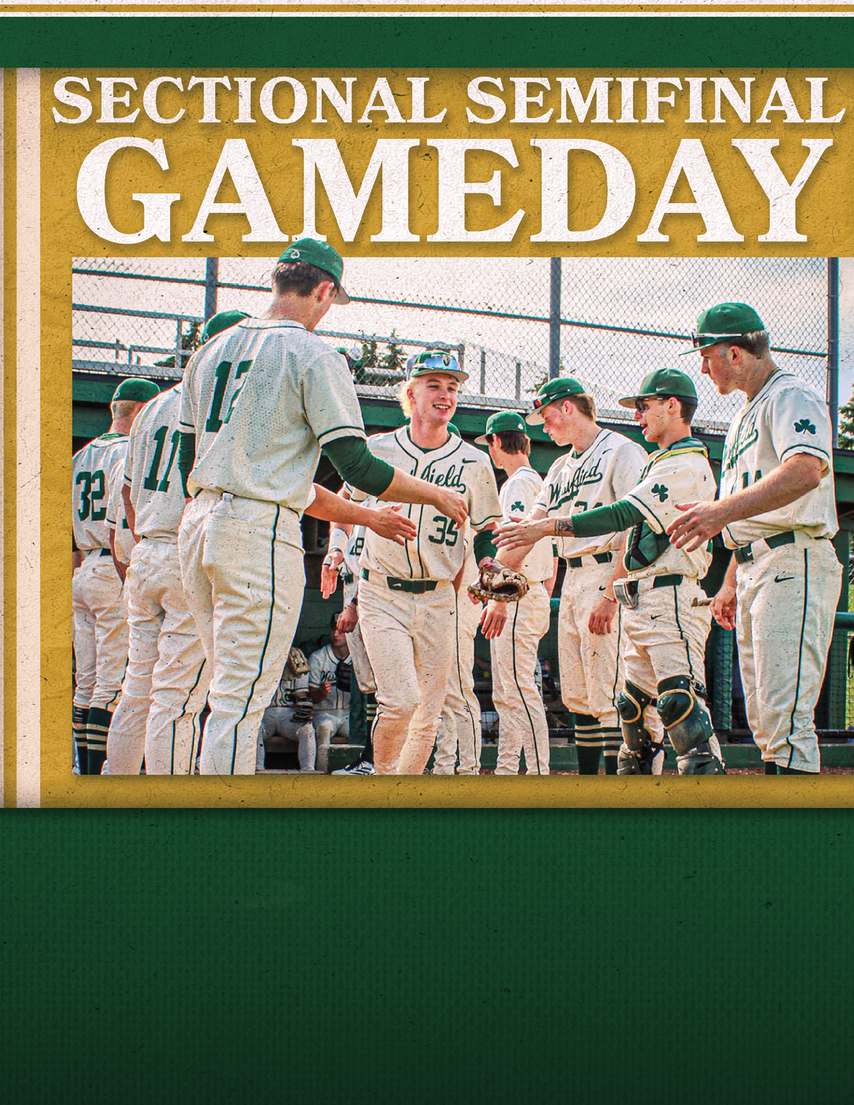 A group of baseball players in white uniforms. Description generated by AI