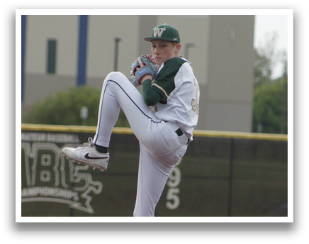 A baseball player in a white uniform is throwing a ball. Description generated by AI