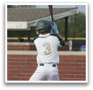 A baseball player in a white uniform is swinging a bat. Description generated by AI