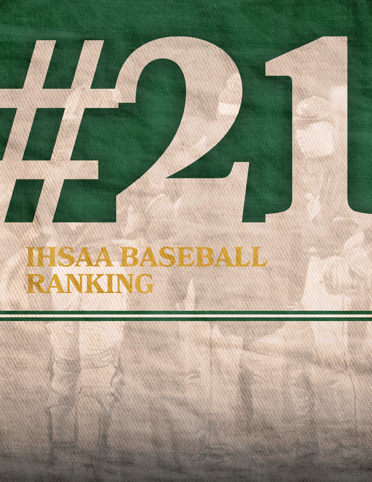 A baseball ranking poster with the number 21 on it. Description generated by AI