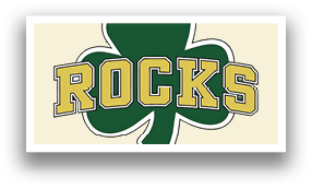 A logo for a sports team called the Rocks. AI generated content
