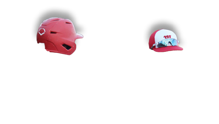 Two baseball caps are placed on a white background. AI generated content