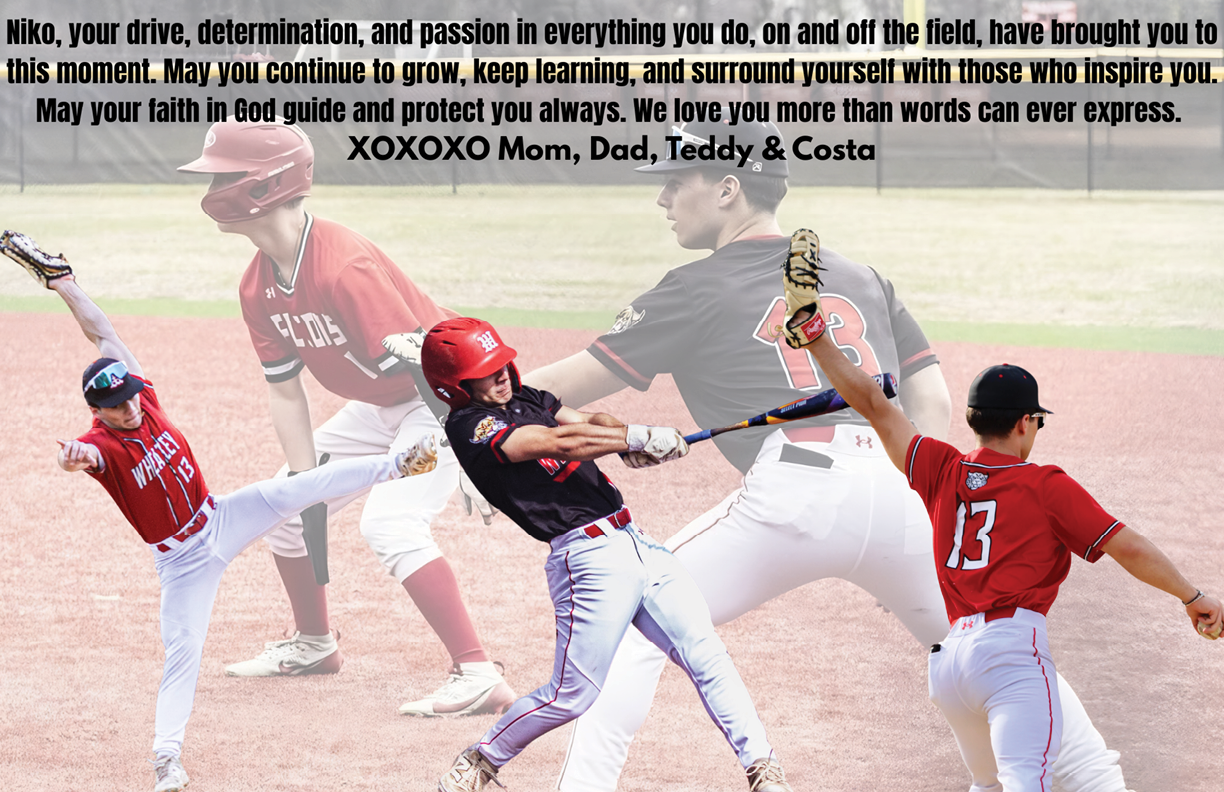 A baseball player in a red jersey is swinging a bat. Description generated by AI