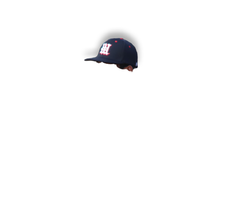 A small baseball cap is on a white background. Description generated by AI