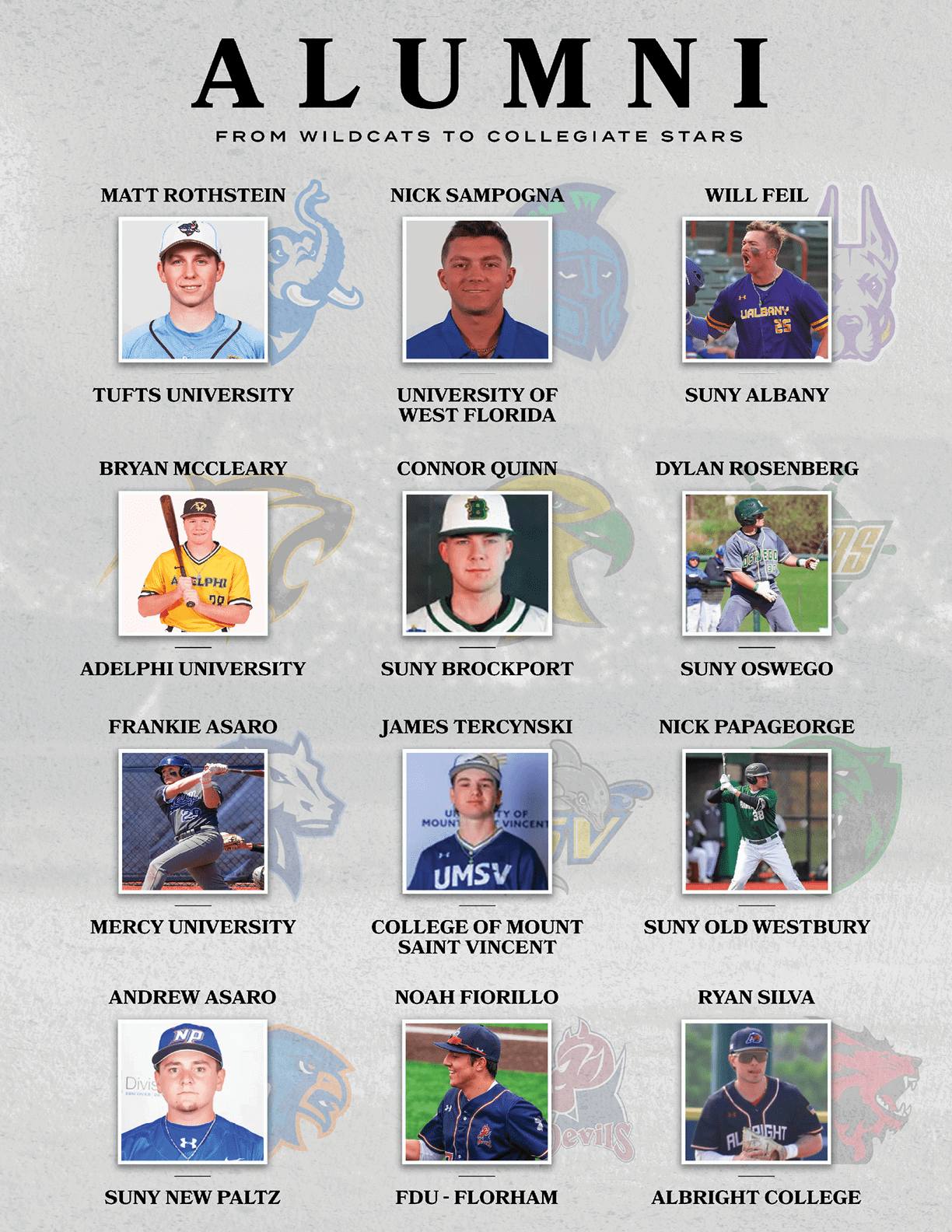 A poster featuring a group of men, including a baseball player, a football player, and a basketball player. AI generated content
