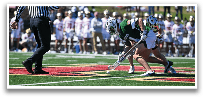 A group of people playing a game of field hockey. AI generated content