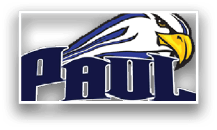 A logo for Paul VI Eagles. Description generated by AI
