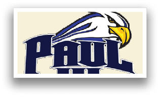 A logo for Paul VI Eagles. Description generated by AI