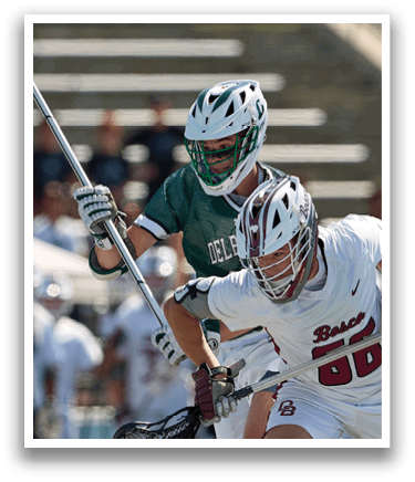 A man wearing a green and white jersey. Description generated by AI