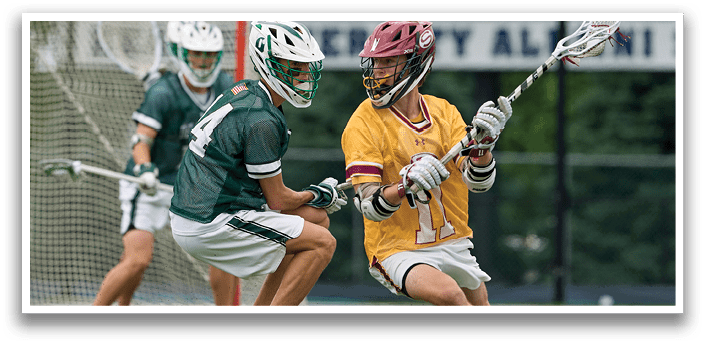 A man wearing a green and white jersey is running on a field. Description generated by AI