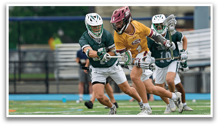 A group of men wearing green and white uniforms. Description generated by AI