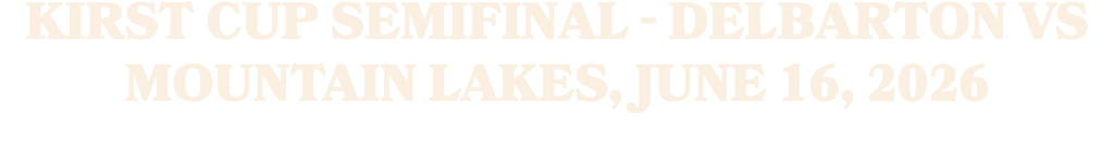 Kirst Cup Semifinal Delbarton vs Mountain Lakes, June 16, 2026