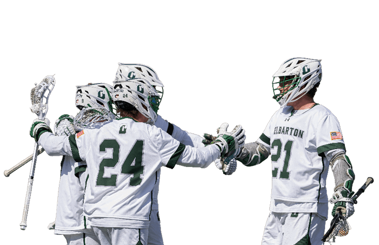 Three men wearing white uniforms shake hands. Description generated by AI