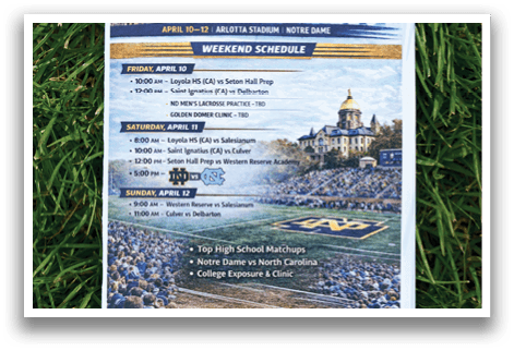A flyer for the Golden Dome Classic 2016. Description generated by AI