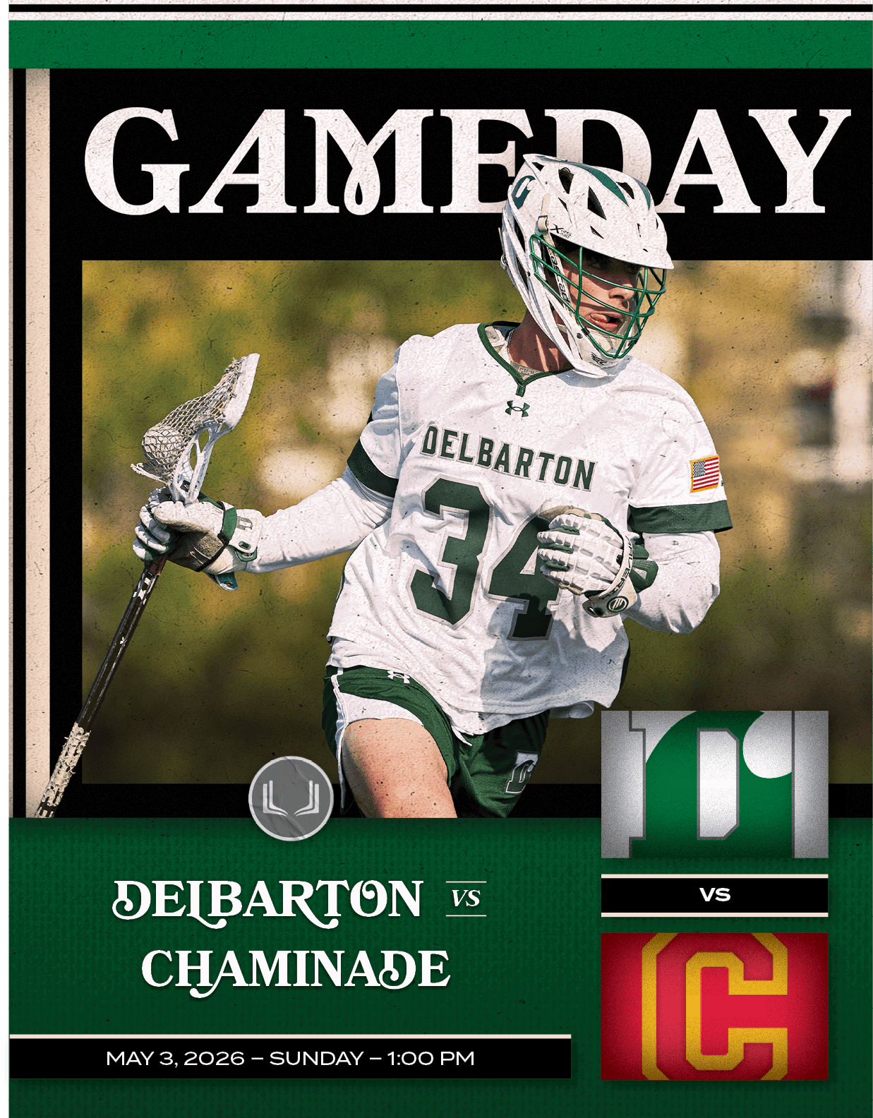 VS,MAY 3, 2026 – SUNDAY – 1:00 PM,CHAMINADE,DELBARTO
