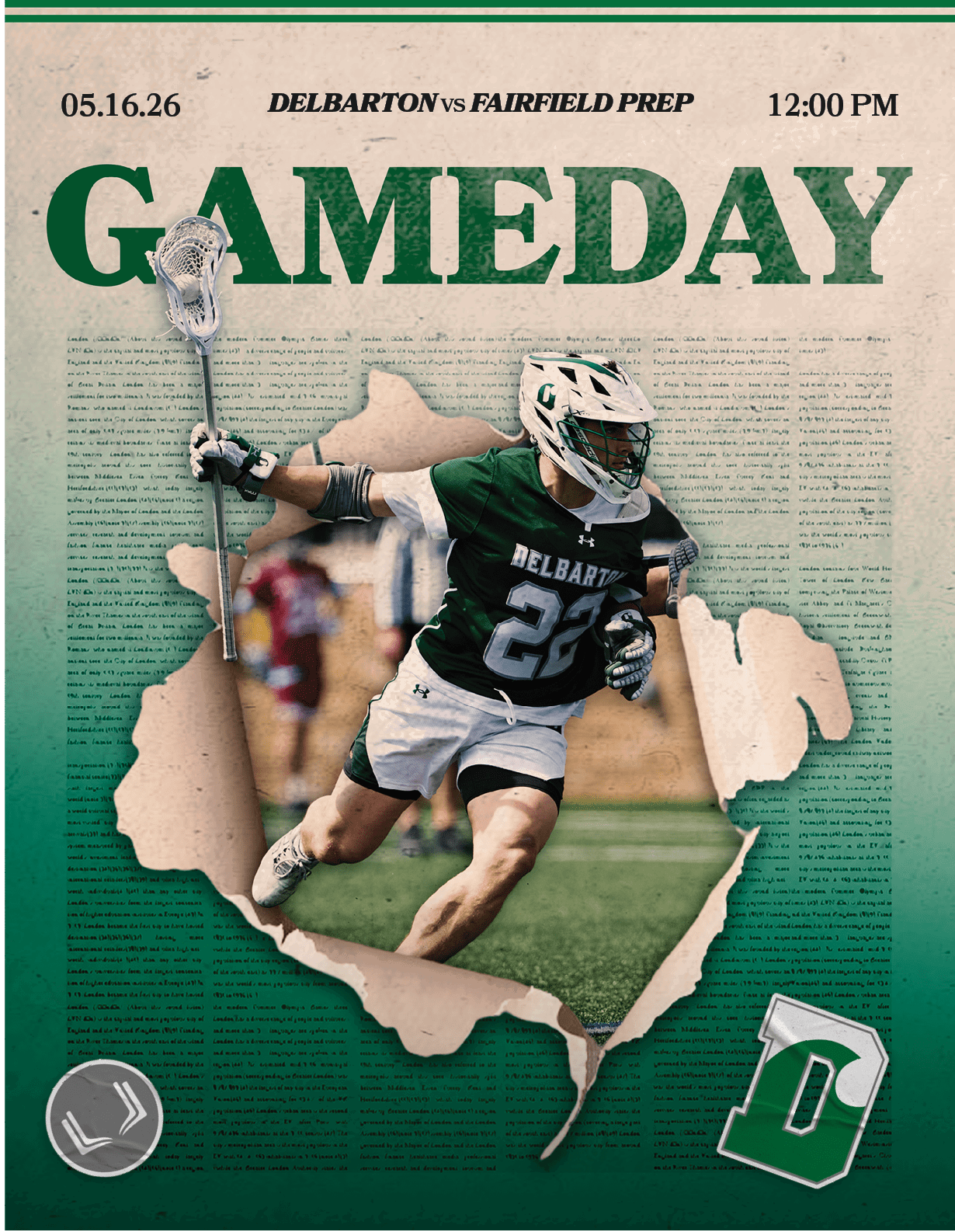 12:00 PM,05.16.26,DELBARTON vs Fairfield Pre