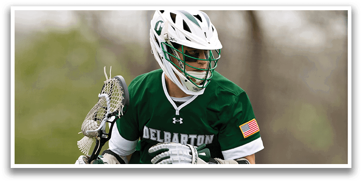 A man wearing a green and white shirt with the number 12 on it. Description generated by AI