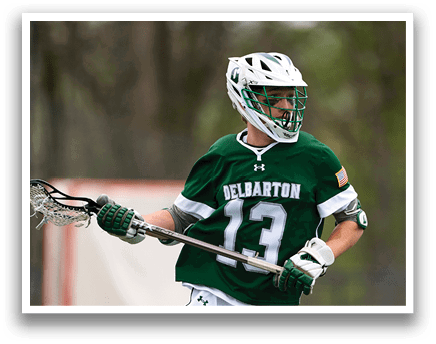 A man wearing a green and white uniform with the number 13 on the back. Description generated by AI