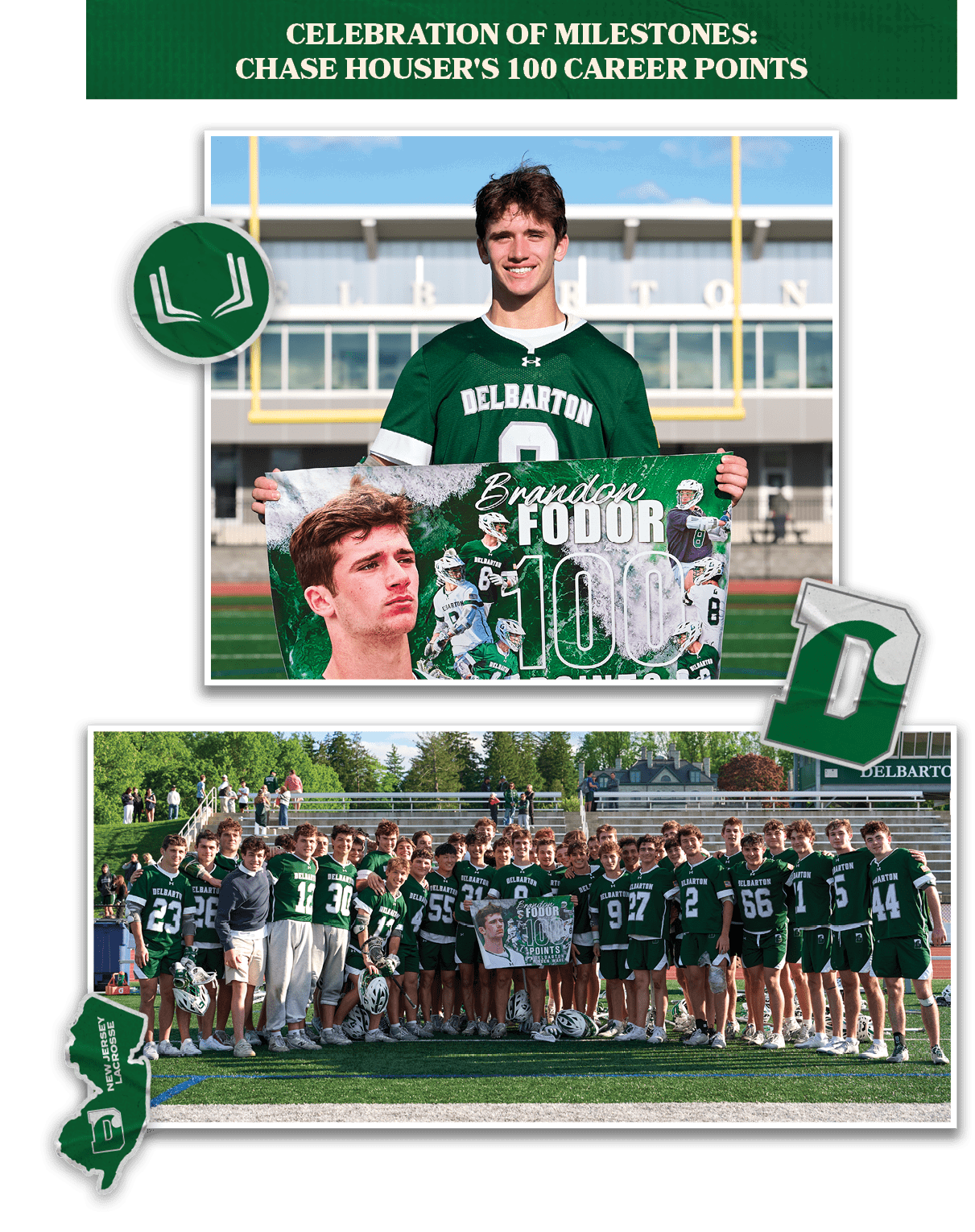 Celebration of MILESTONES: CHASE HOUSER'S 100 CAREER POINT