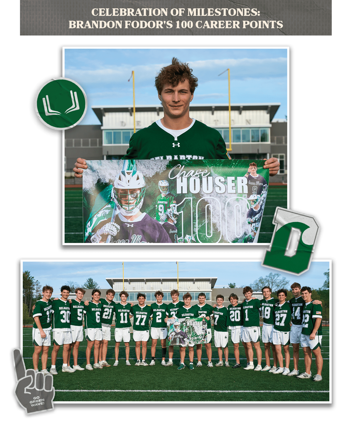 Celebration of MILESTONES: BRANDON FODOR'S 100 CAREER POINT