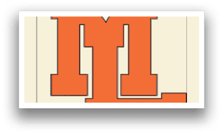 A red and orange M logo. Description generated by AI