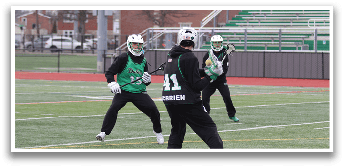 Three people playing baseball on a field. AI generated content