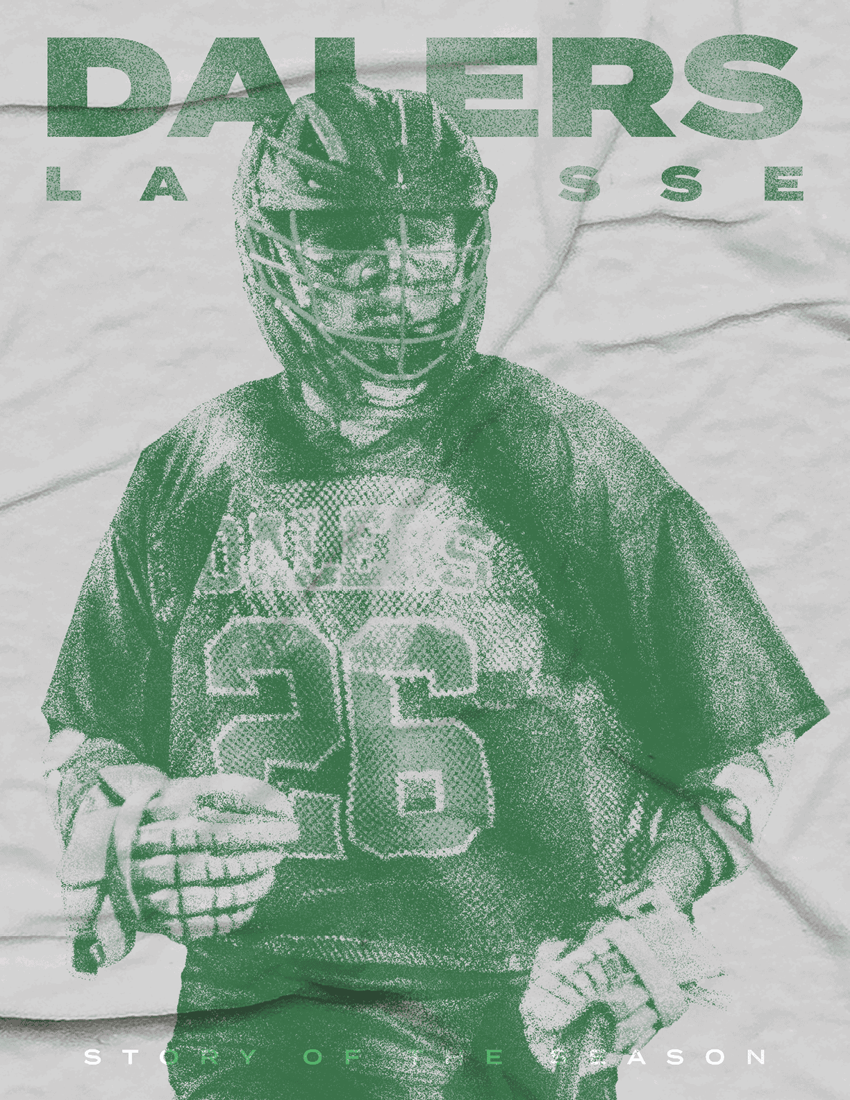 A man wearing a hockey helmet and jersey with the number 26 on it. AI generated content