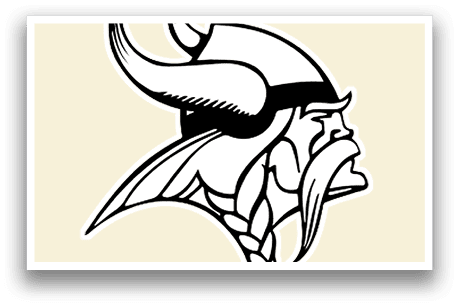 A Viking helmet with a beard. Description generated by AI