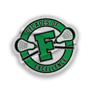 A collection of sports team logos, including the New York Lacrosse team, the F-Club, and the D-Fenders. AI generated content