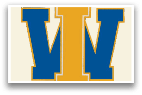 A blue and yellow logo with the letter W. Description generated by AI