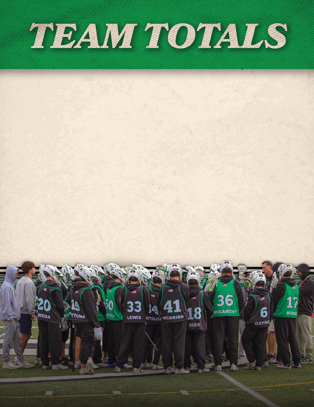 A group of people standing on a field. Description generated by AI