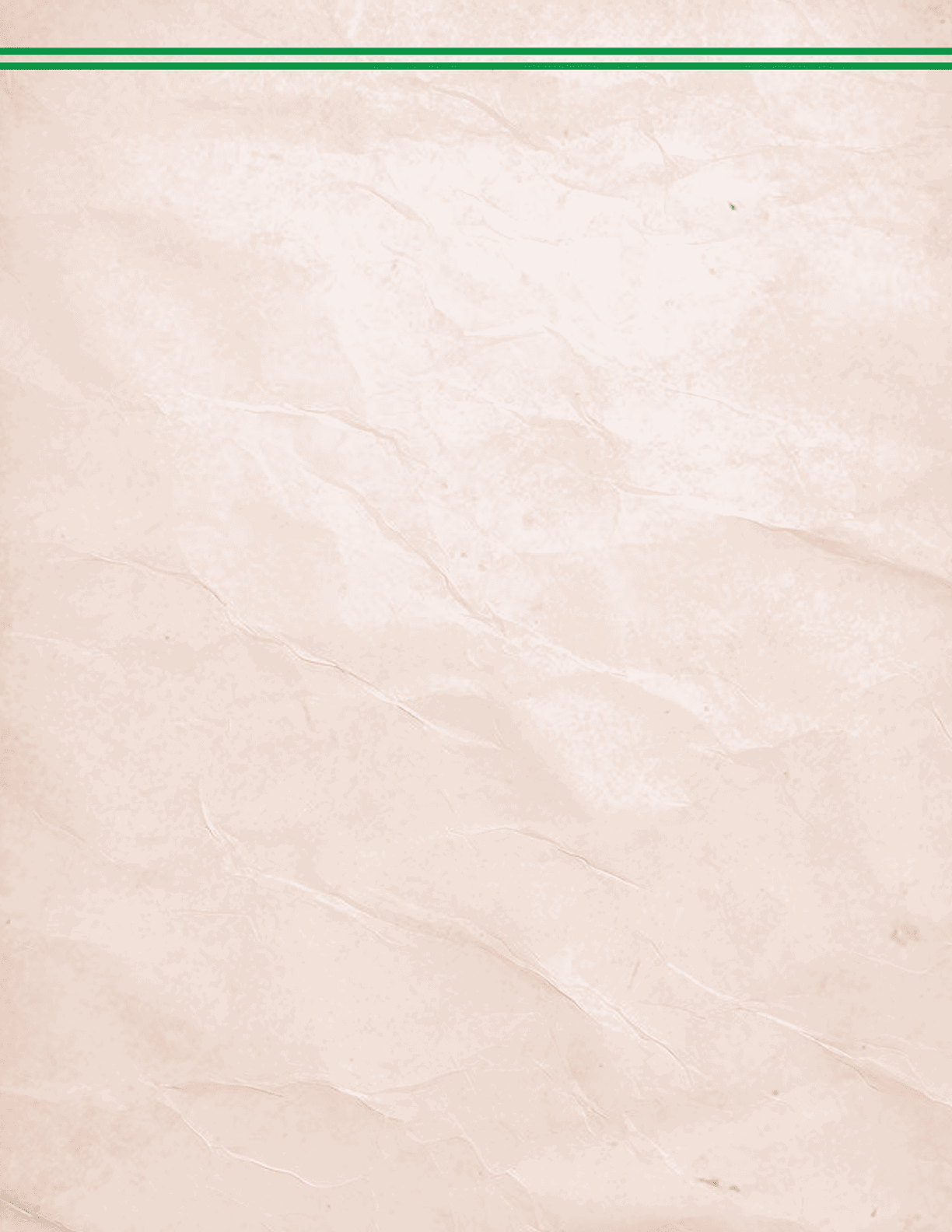 A white piece of paper with green stripes. AI generated content