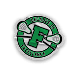A collection of sports team logos, including the New York Lacrosse team, the F-Club, and the D-Fenders. AI generated content