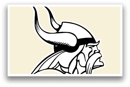 A Viking helmet with a beard. Description generated by AI