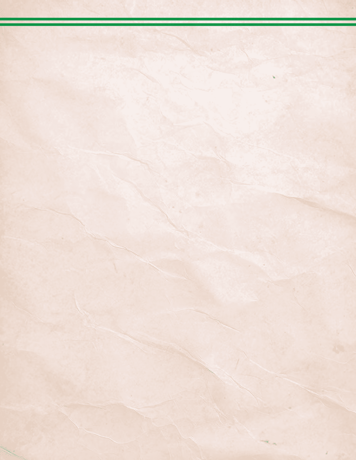 A white piece of paper with green stripes. AI generated content
