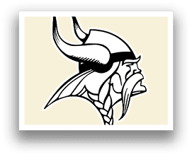 A Viking helmet with a beard. Description generated by AI