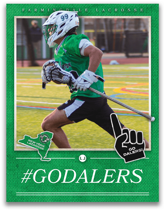 A man wearing a green shirt and black shorts is running with a lacrosse stick. Description generated by AI