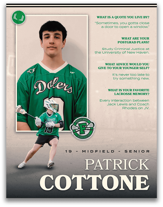 A green and white advertisement for a hockey game. Description generated by AI
