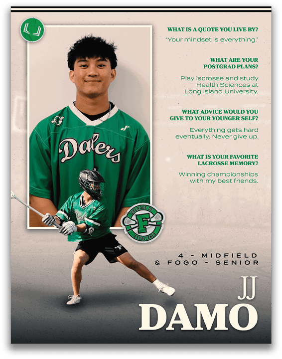 A green and white advertisement for a hockey game. Description generated by AI