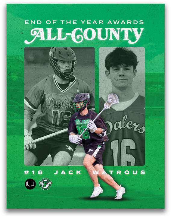 A poster showing the game statistics of lacrosse. Description generated by AI