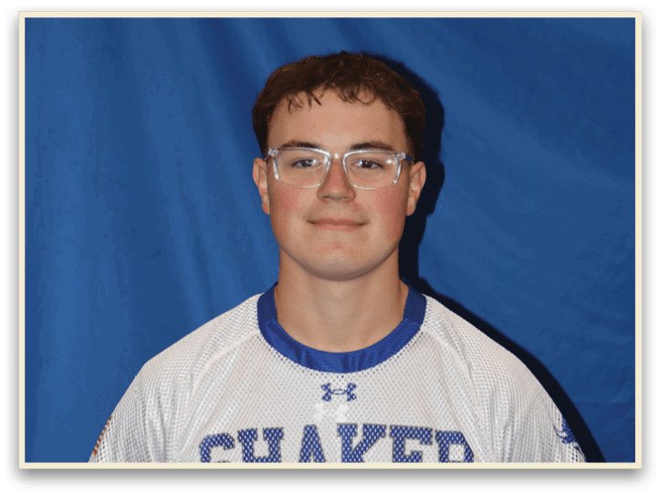 A young man wearing a blue and white jersey with the number 13 on it. AI generated content